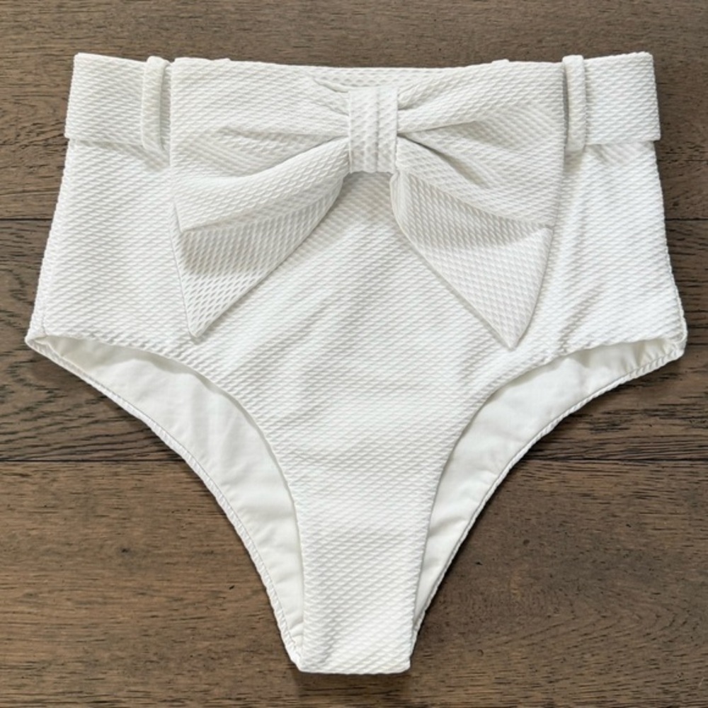 Arabella London The Bow Brief High Waist Bikini Bottom